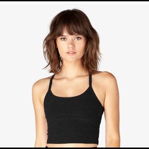 beyond yoga spacedye slim racerback cropped tank